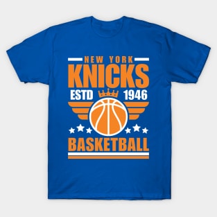 New York Knicks 1946 Basketball Retro T-Shirt
